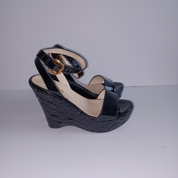 Prada Patent Leather Wedges 35 - Picture 3 of 7